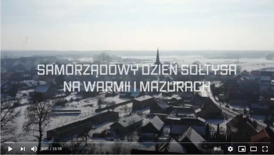 Miniatura filmu: Samorządowy Dzień Sołtysa na Warmii i Mazurach 2021